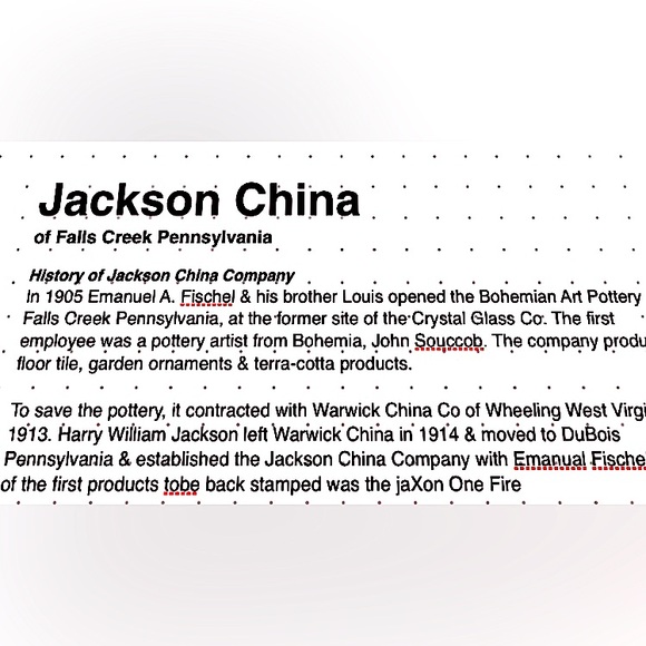 Vintage White creamer/jug. Made by Jackson China, Falls Creek,PA. In great shape - Picture 10 of 10